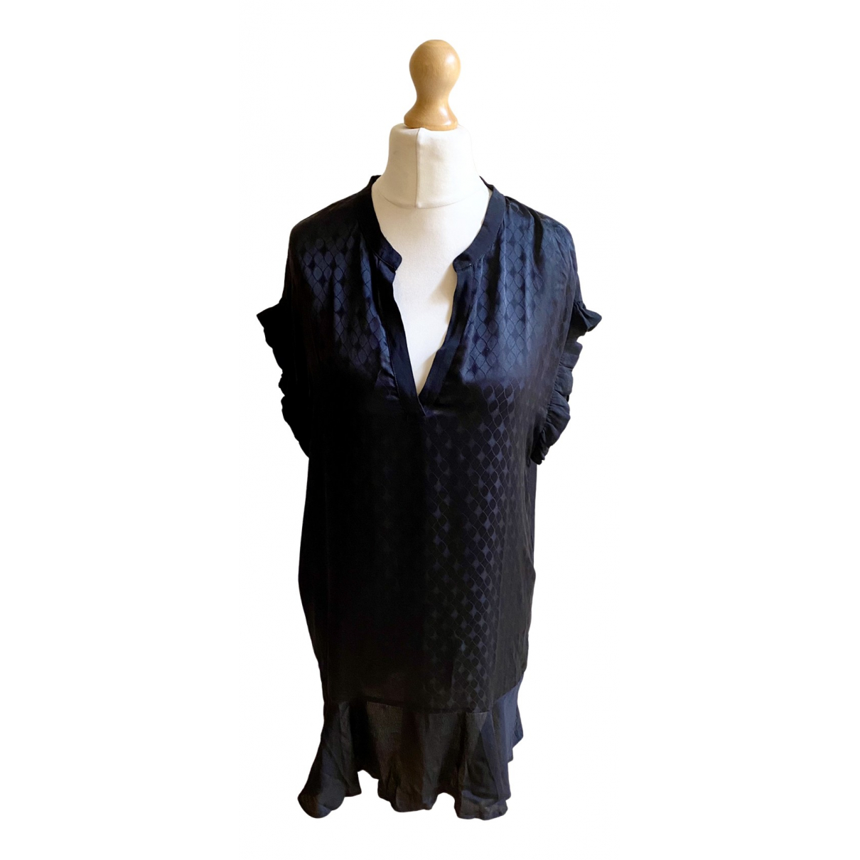 Silk mini dress Stella Nova Black size 